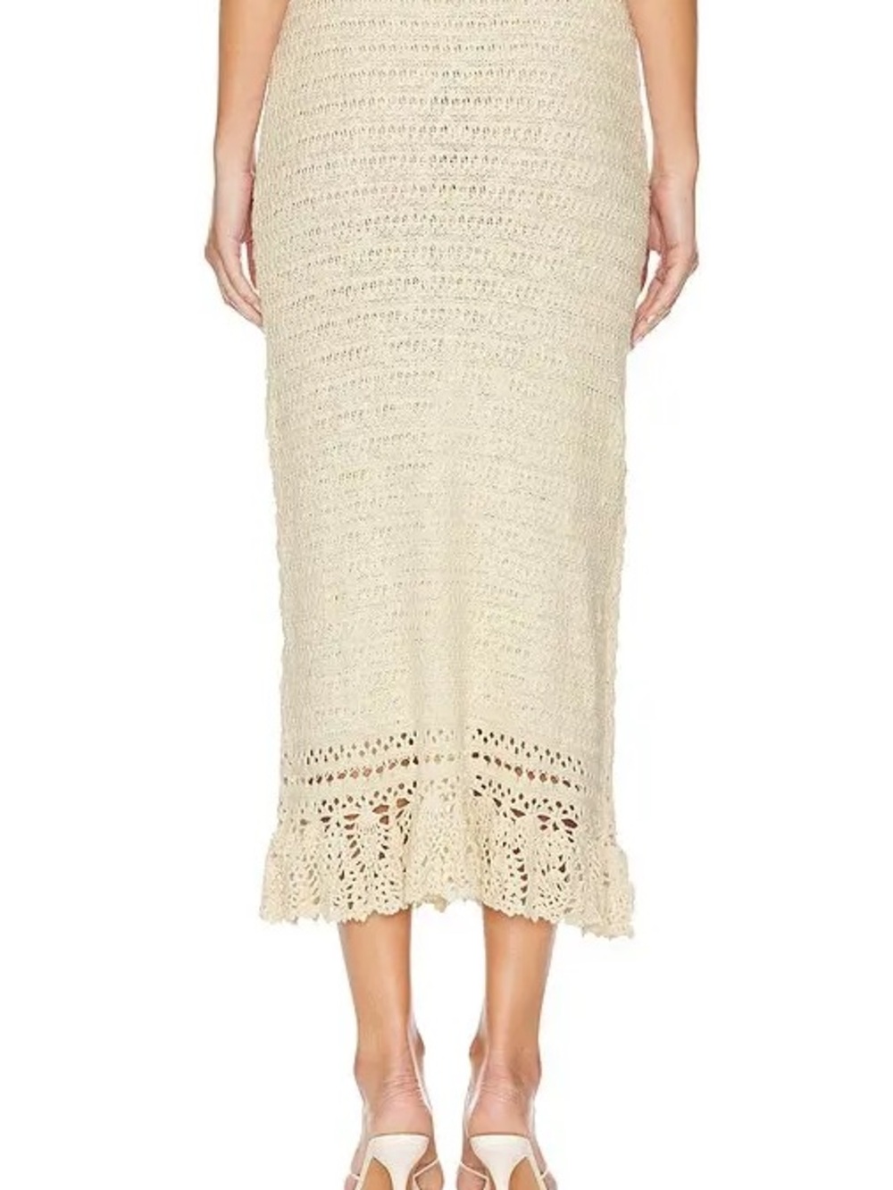 RAILS-Sydney Cream Crochet Midi Skirt